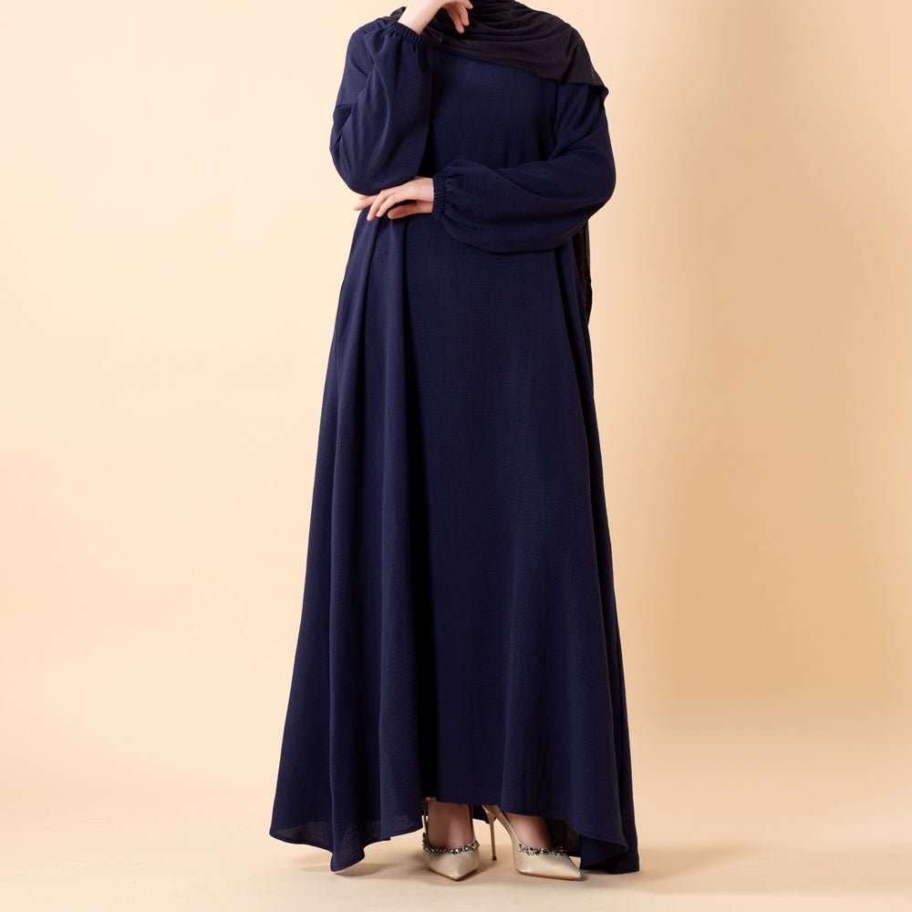 Essential Flow Crepe Maxi Dress with Pockets(MA385), Forest Olive / XXL Essential Flow Crepe Maxi Dress with Pockets(MA385), Forest Olive / XXL