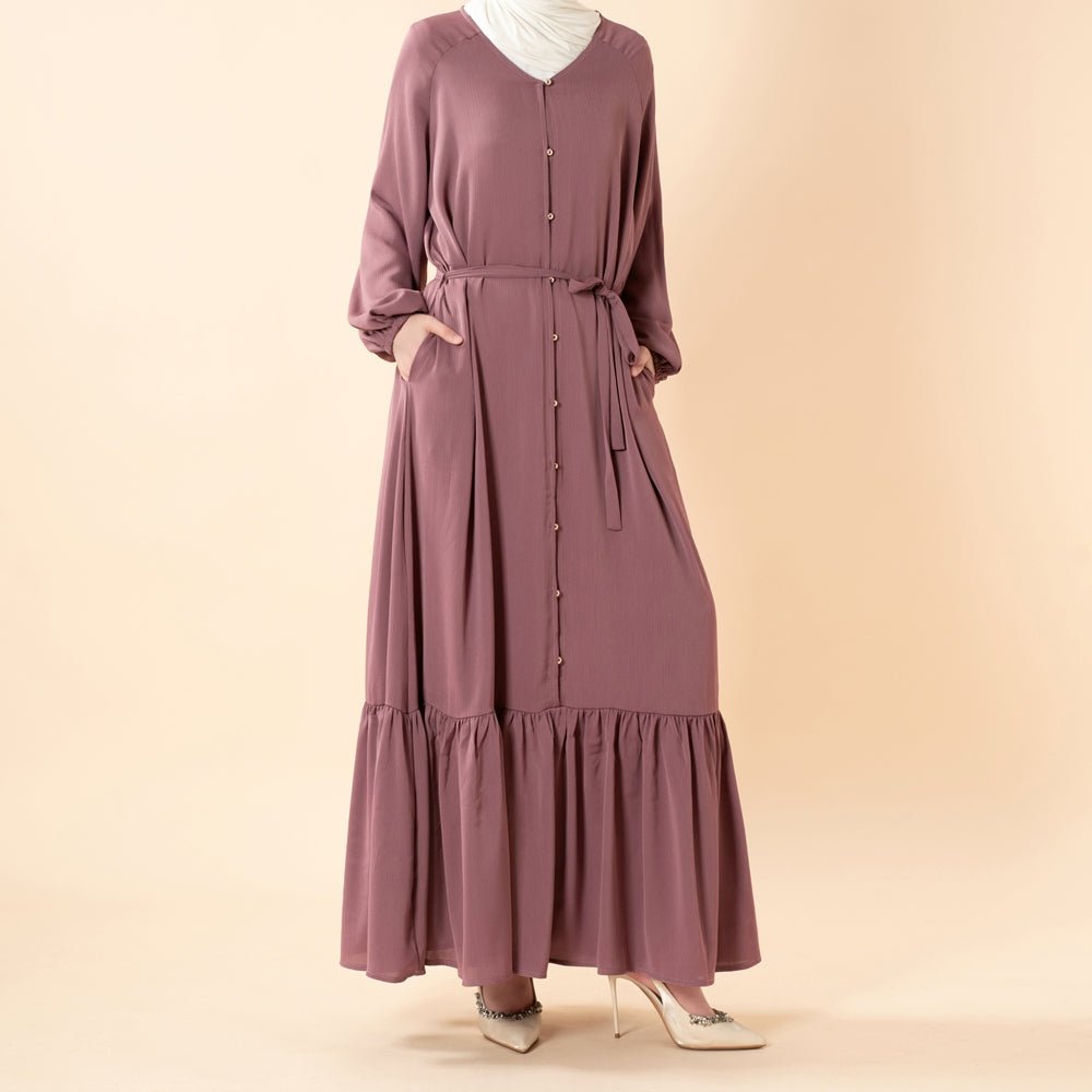 Essential Zoom Flowing Maxi Dress (MA426) - Mariam's Collection