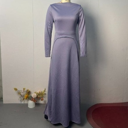 Elegant Long Sleeve Modest Gown(MS297)