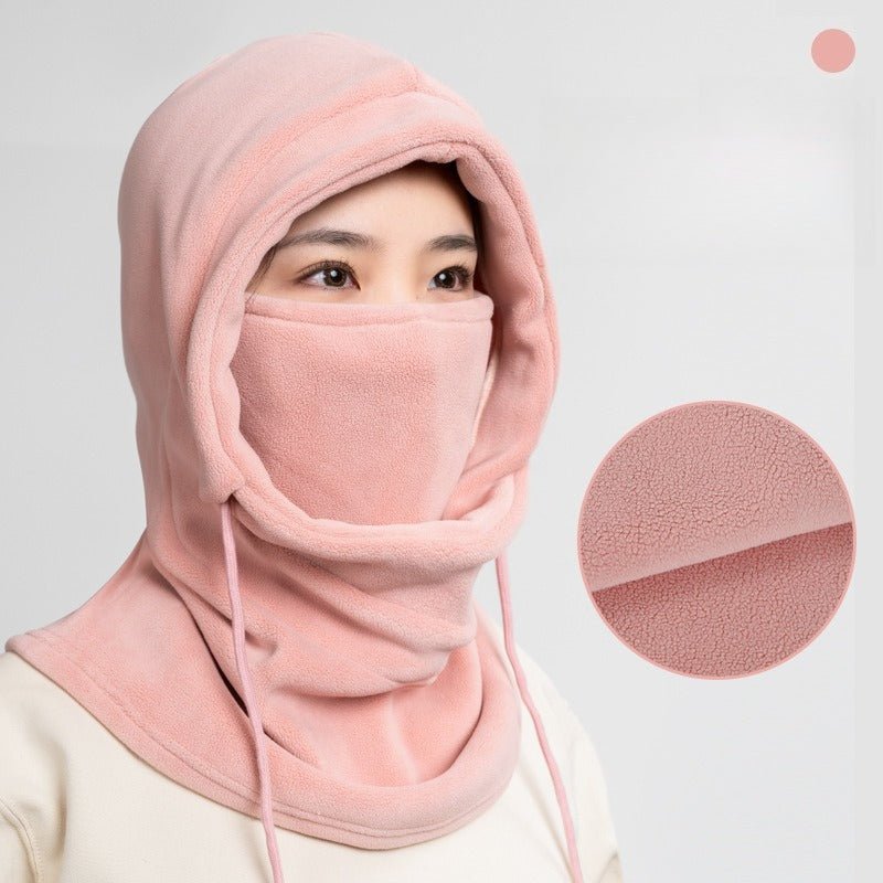 Fleece Hood Balaclava Face Mask | Windproof Neck Warmer for Outdoor Sports(MAC307) - Mariam's Collection