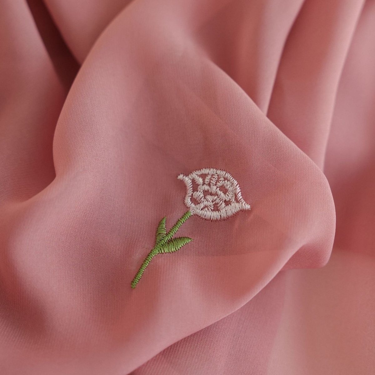 Floral Embroidered Abaya & Hijab Set(MOA248) - Mariam's Collection