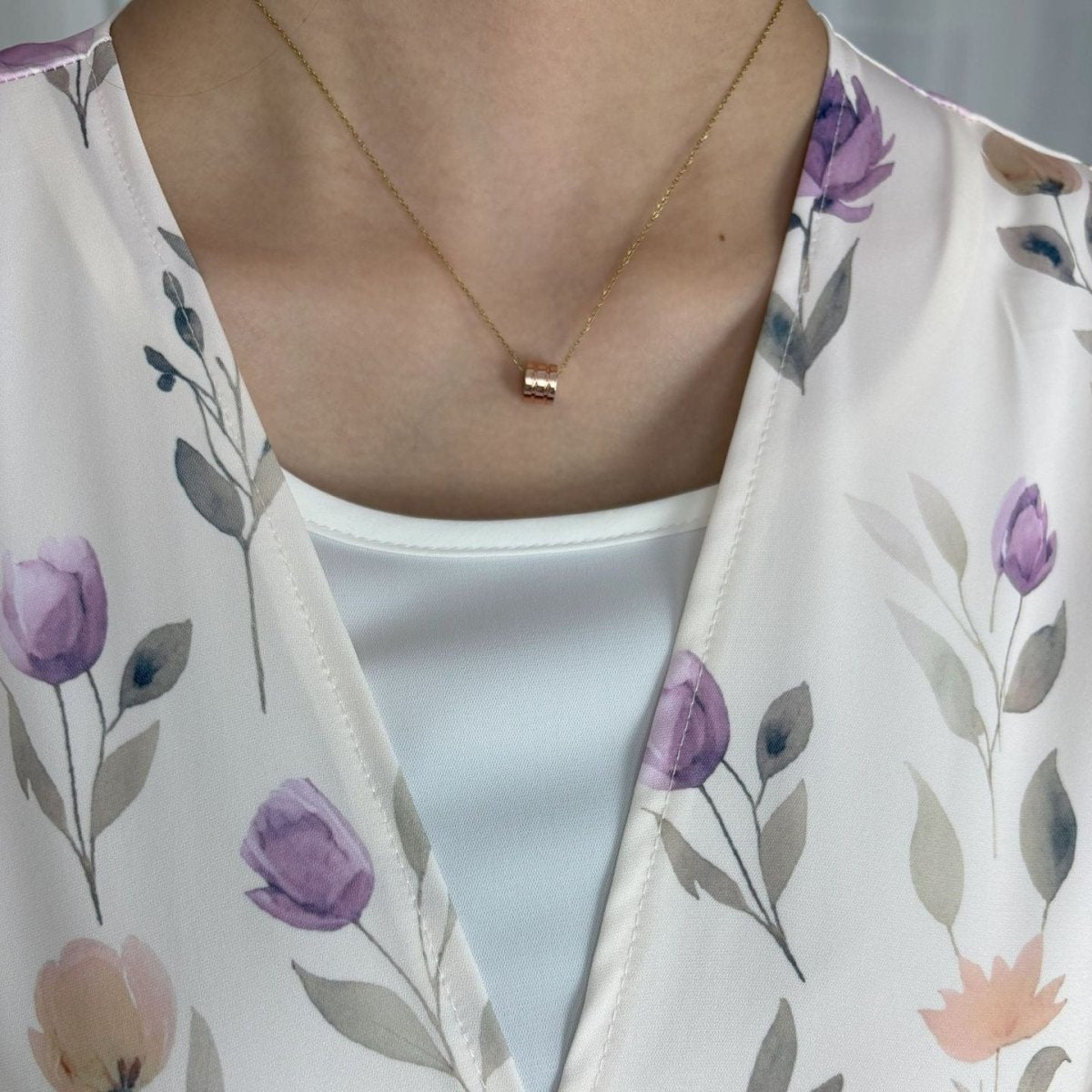 Floral Print Butterfly Sleeve Abaya Set | Resort Style Open - Front Cardigan(MOA256) - Mariam's Collection