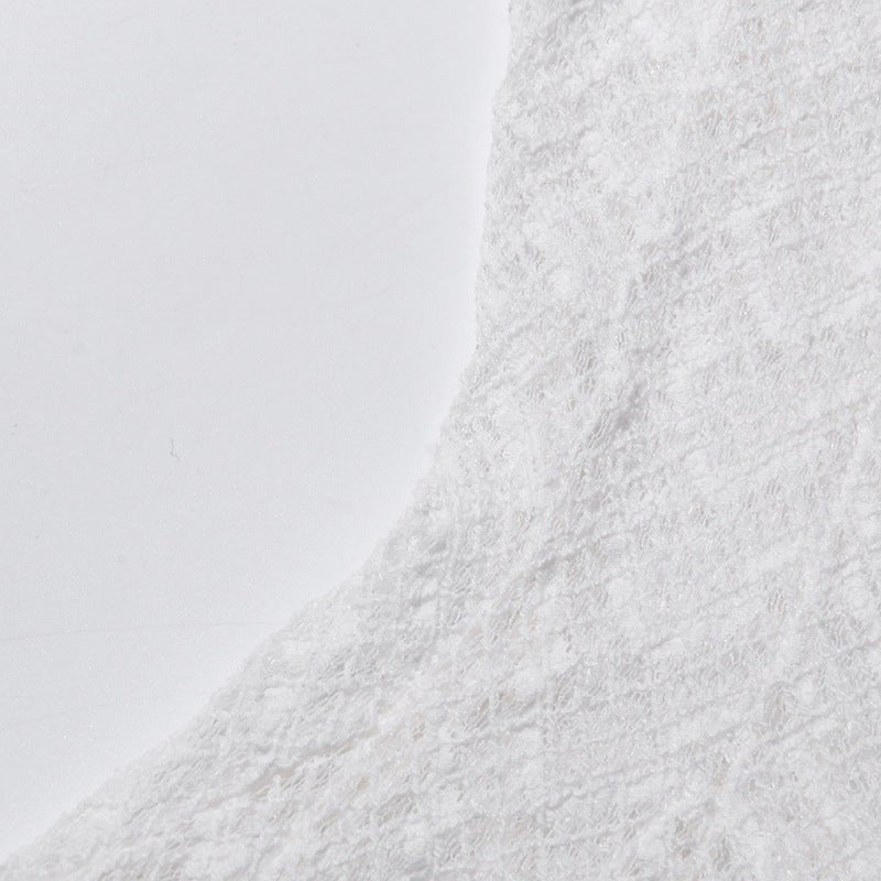 Geometric Lace Mock Neck Maxi Dress(MS397) - Mariam's Collection