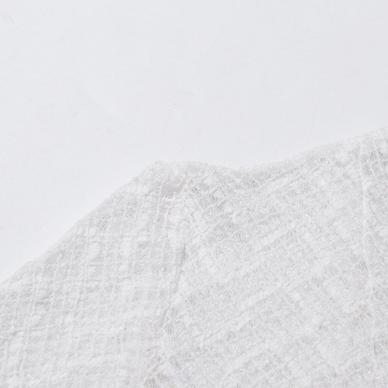 Geometric Lace Mock Neck Maxi Dress(MS397) - Mariam's Collection