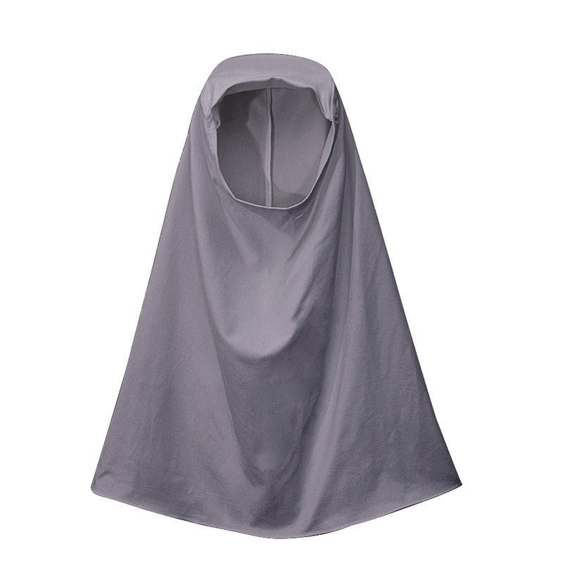 Girls Dress & Hijab Set with Contrast Trim(MKG025) - Mariam's Collection