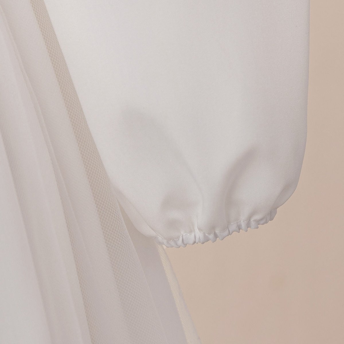 Girls Embroidered Princess Dress with Tulle Overlay(MKG022) - Mariam's Collection