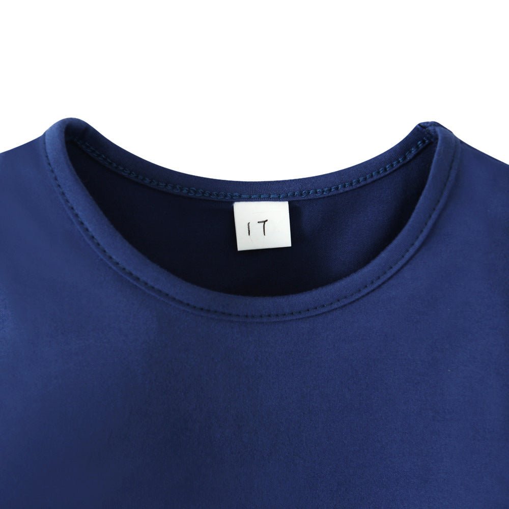 Girls Navy Dress & Hijab Set(MKG024) - Mariam's Collection