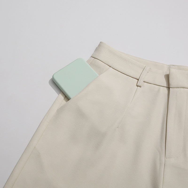 Gold Button Blazer & Straight Leg Pants Set(MS398) - Mariam's Collection