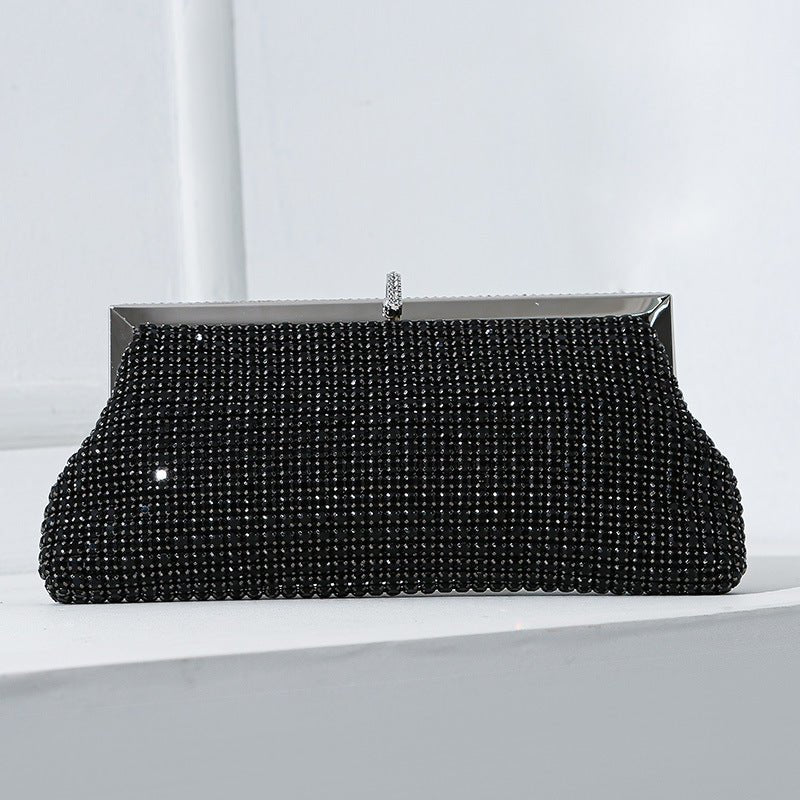 Handmade Rhinestone Crystal Evening Clutch Bag – Luxury Sparkling Party Handbag (MAC487) - Mariam's Collection