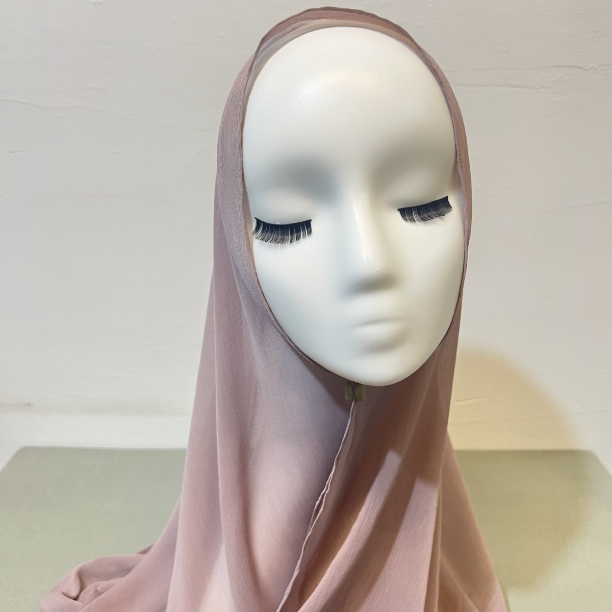 Harmonious Color Chiffon Crepe Hijab (MH167) - Mariam's Collection