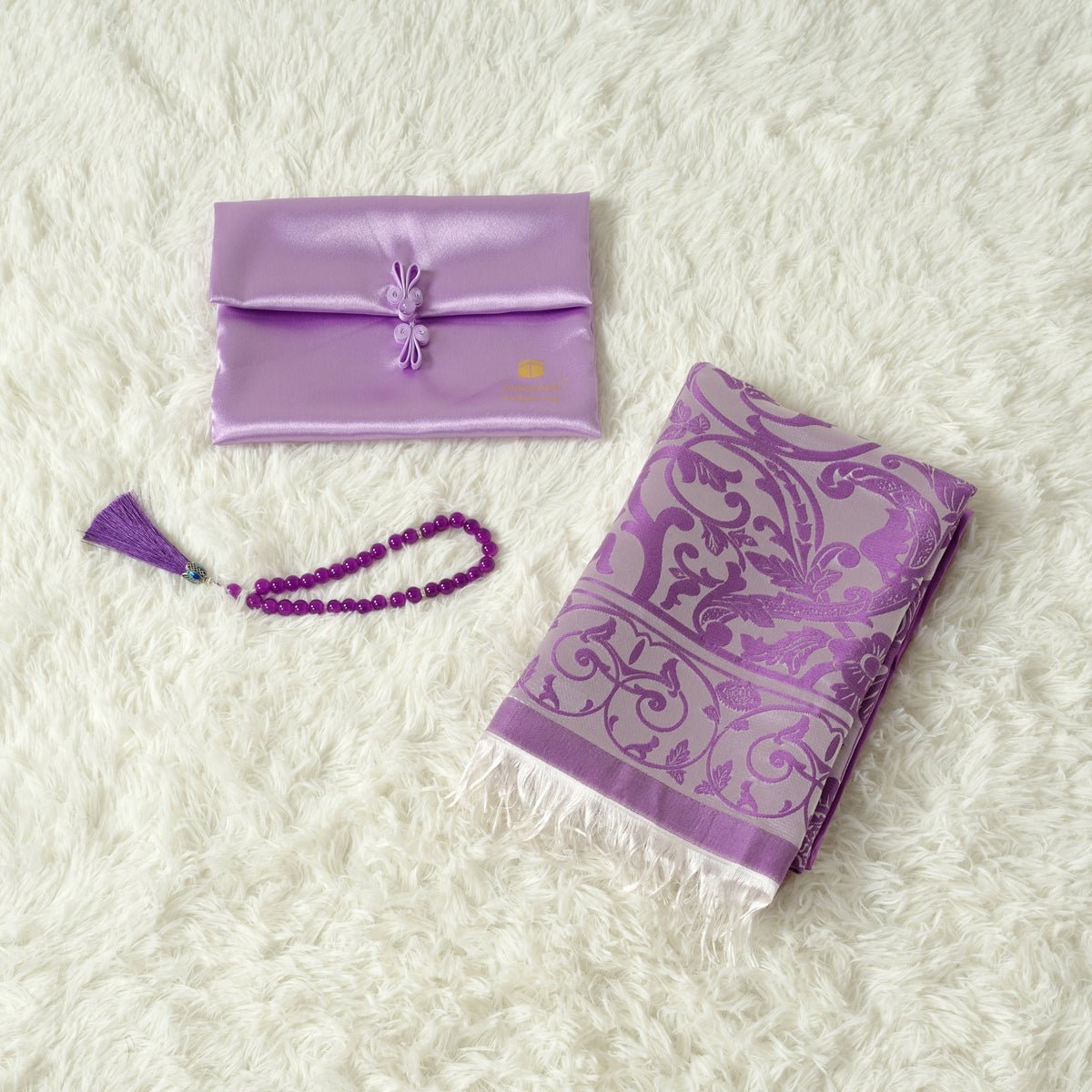 Haute Eco - Friendly New Prayer Mat and Tasbeeh Set(MR068) - Mariam's Collection