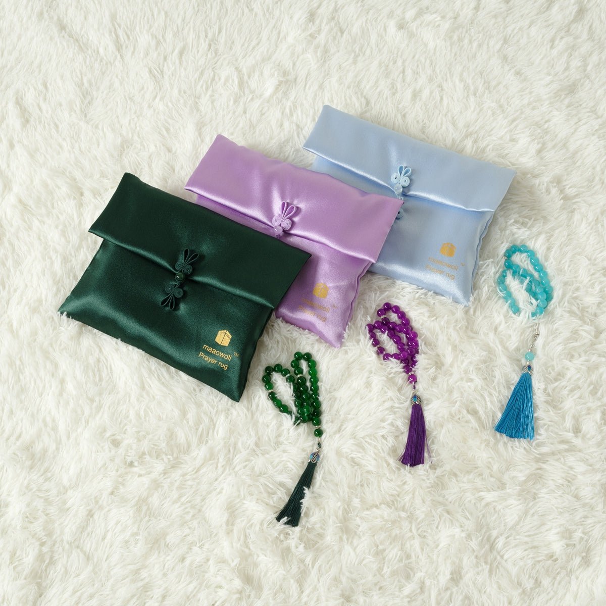 Haute Eco - Friendly New Prayer Mat and Tasbeeh Set(MR068) - Mariam's Collection