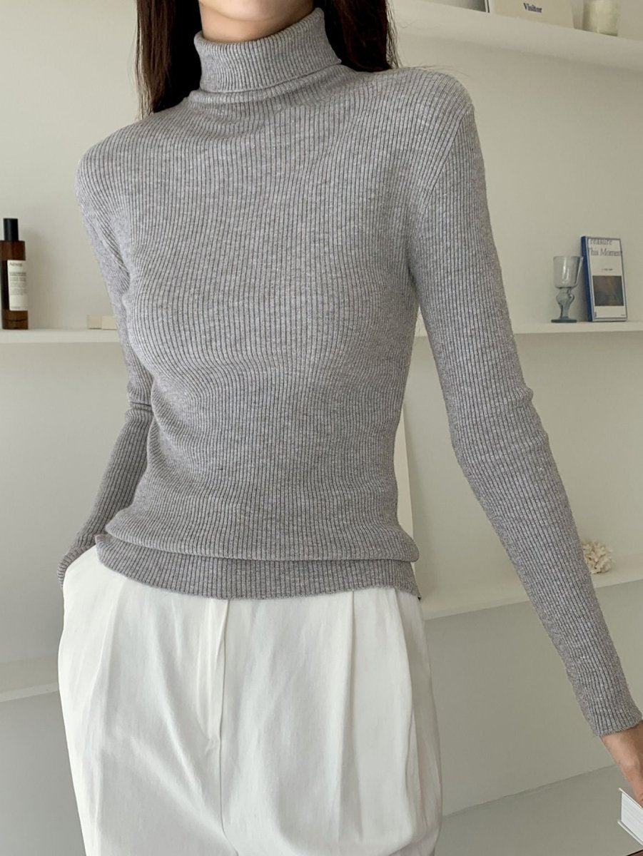 High Neck Pullover Sweater (MS064) - Mariam's Collection