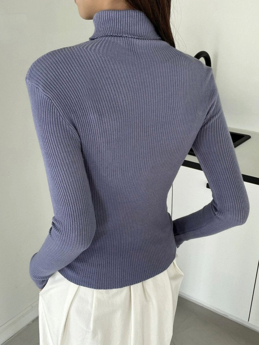 High Neck Pullover Sweater (MS064) - Mariam's Collection