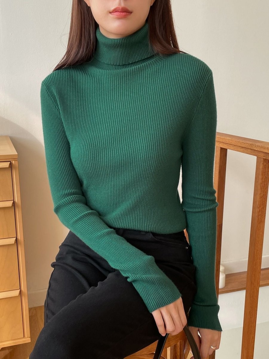 High Neck Pullover Sweater (MS064) - Mariam's Collection