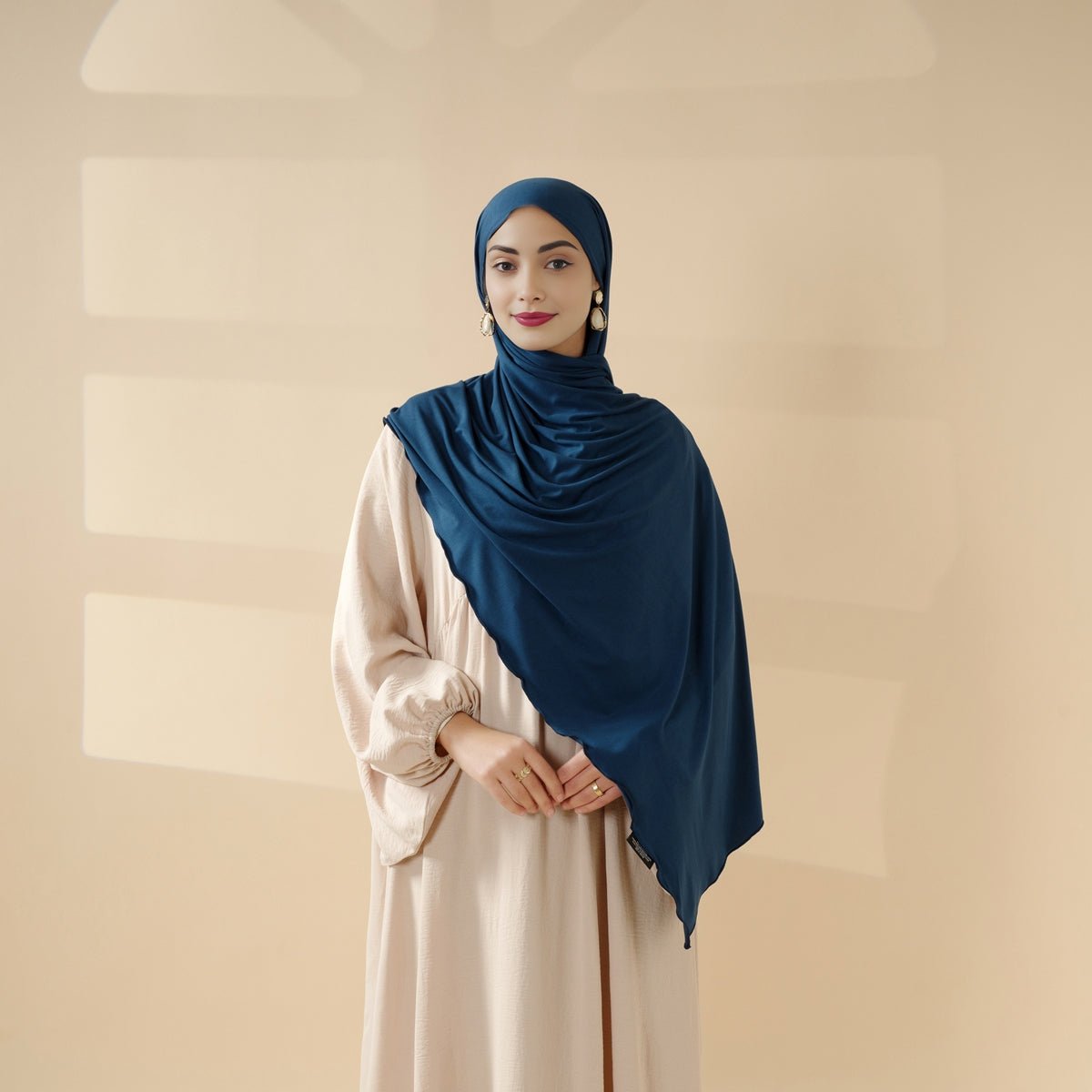 Hijab Perfect for Eid: Premium Modal Jersey Long Scarf – Soft, Breathable & Elegant in 8 Colors Shawl (MH105) - Mariam's Collection