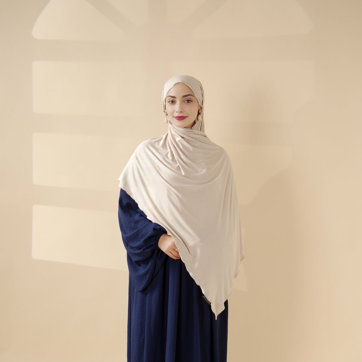 Hijab Perfect for Eid: Premium Modal Jersey Long Scarf – Soft, Breathable & Elegant in 8 Colors Shawl (MH105) - Mariam's Collection