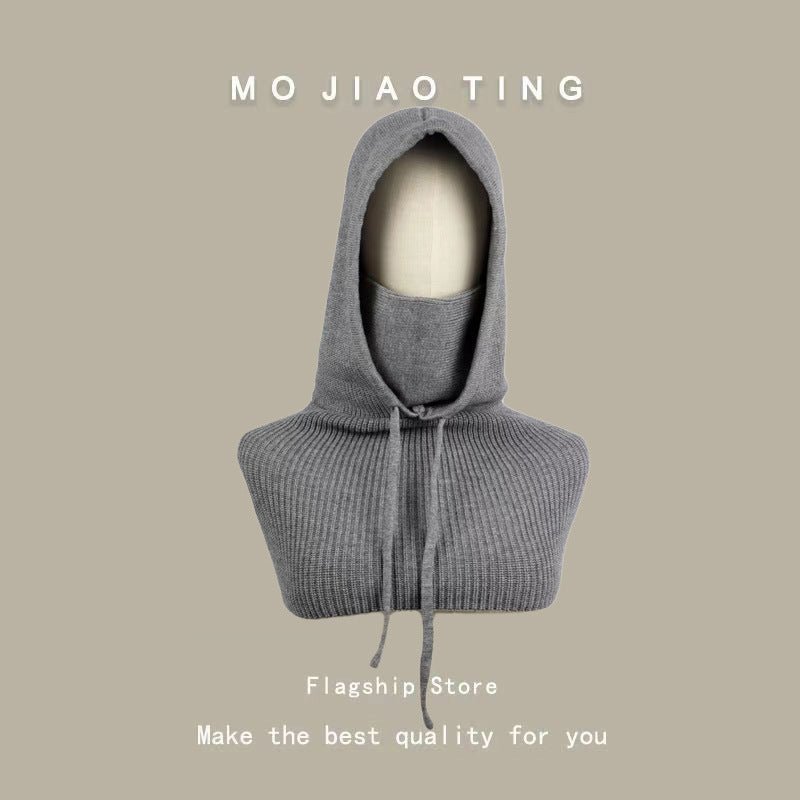 Hooded Balaclava with Shoulder Cape(MAC376) - Mariam's Collection