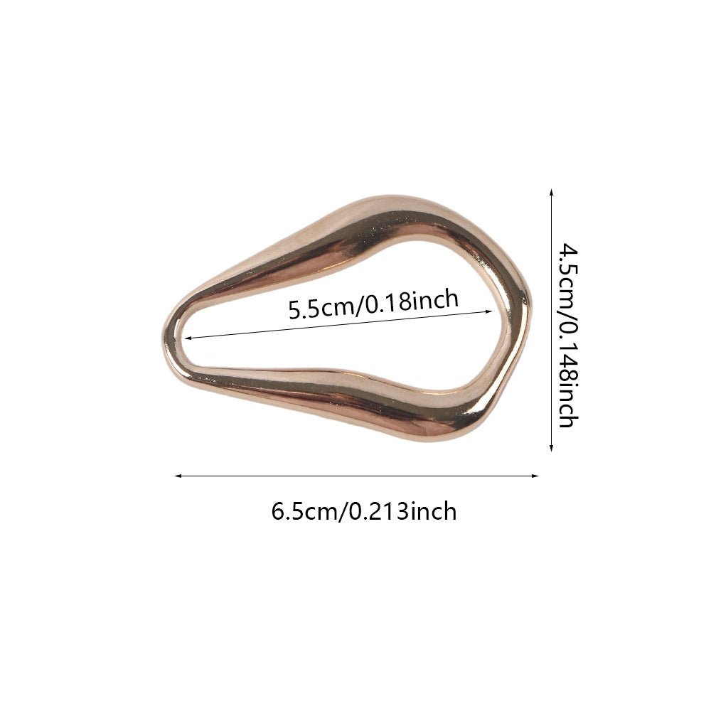 Irregular Metal Hijab Ring(MAC365) - Mariam's Collection