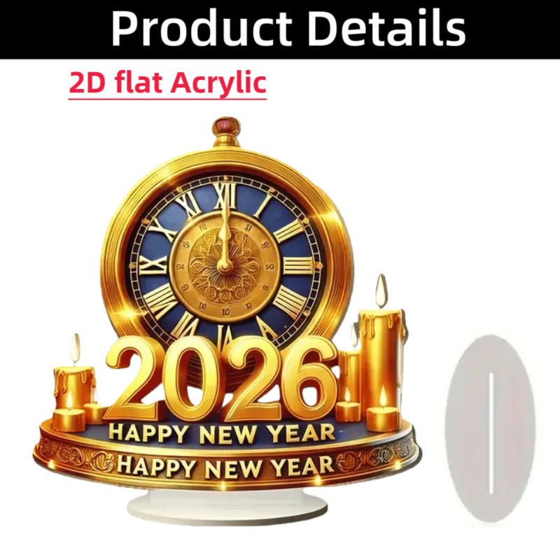 Islamic Crescent with Islamic Motifs Acrylic Desktop Ornament (MAC398) - Mariam's Collection