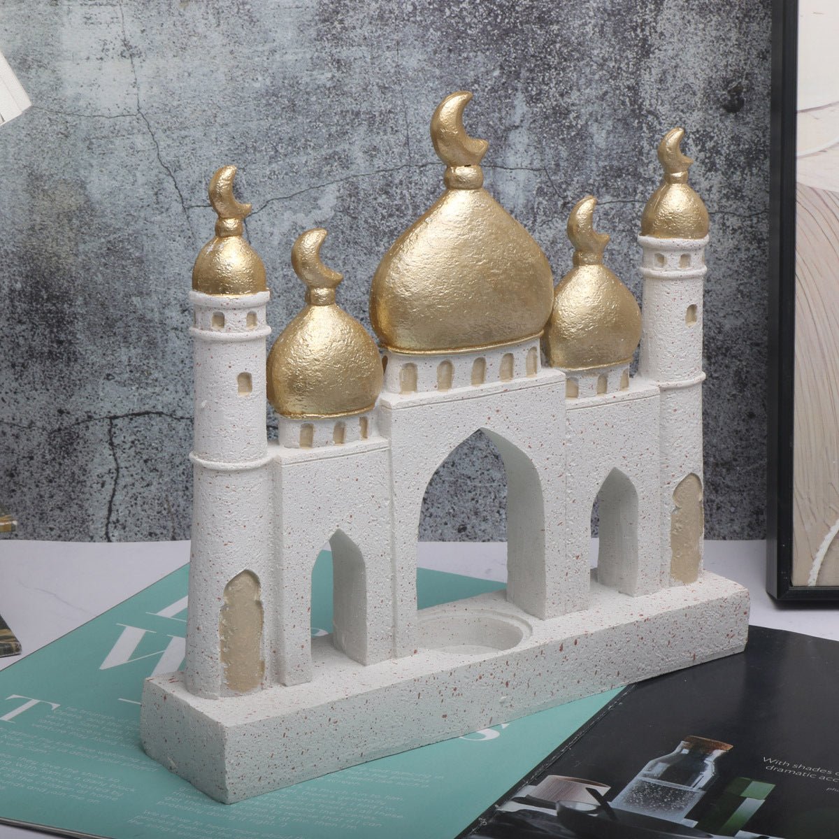 Islamic Mosque Resin Decorative Ornament (MAC396) - Mariam's Collection