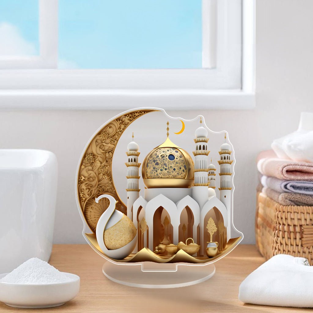 Islamic Style Mosque Acrylic Tabletop Decor (MAC386) - Mariam's Collection