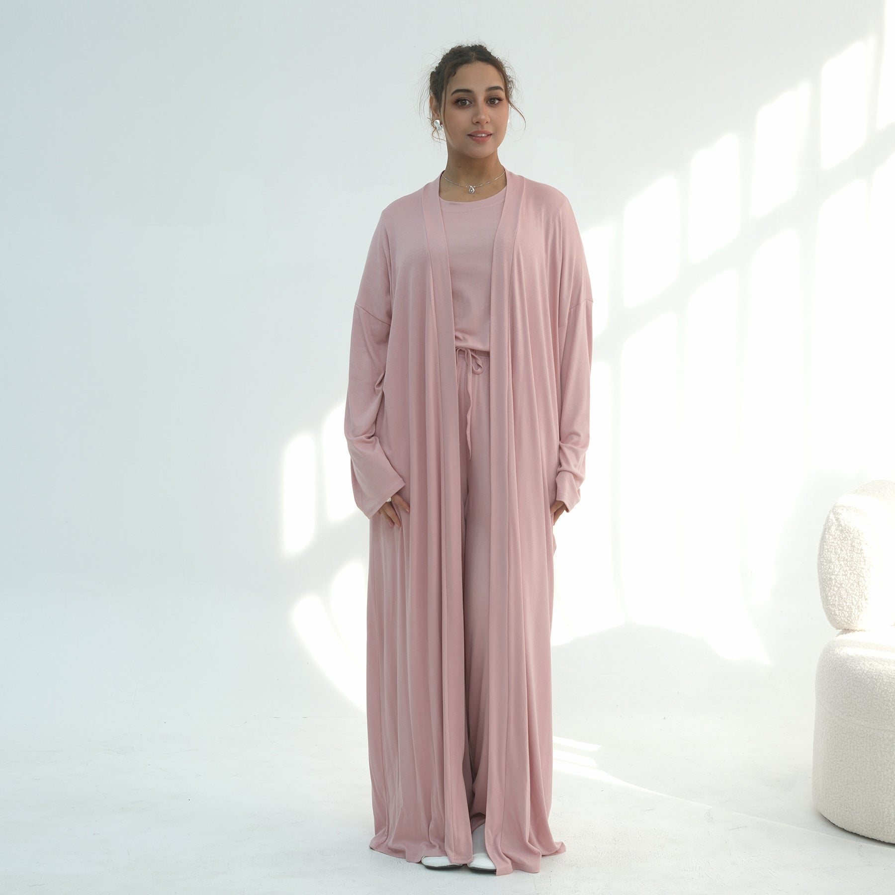 Lightweight Fluid Jersey Three-Piece Set(MS533) - Mariam's Collection