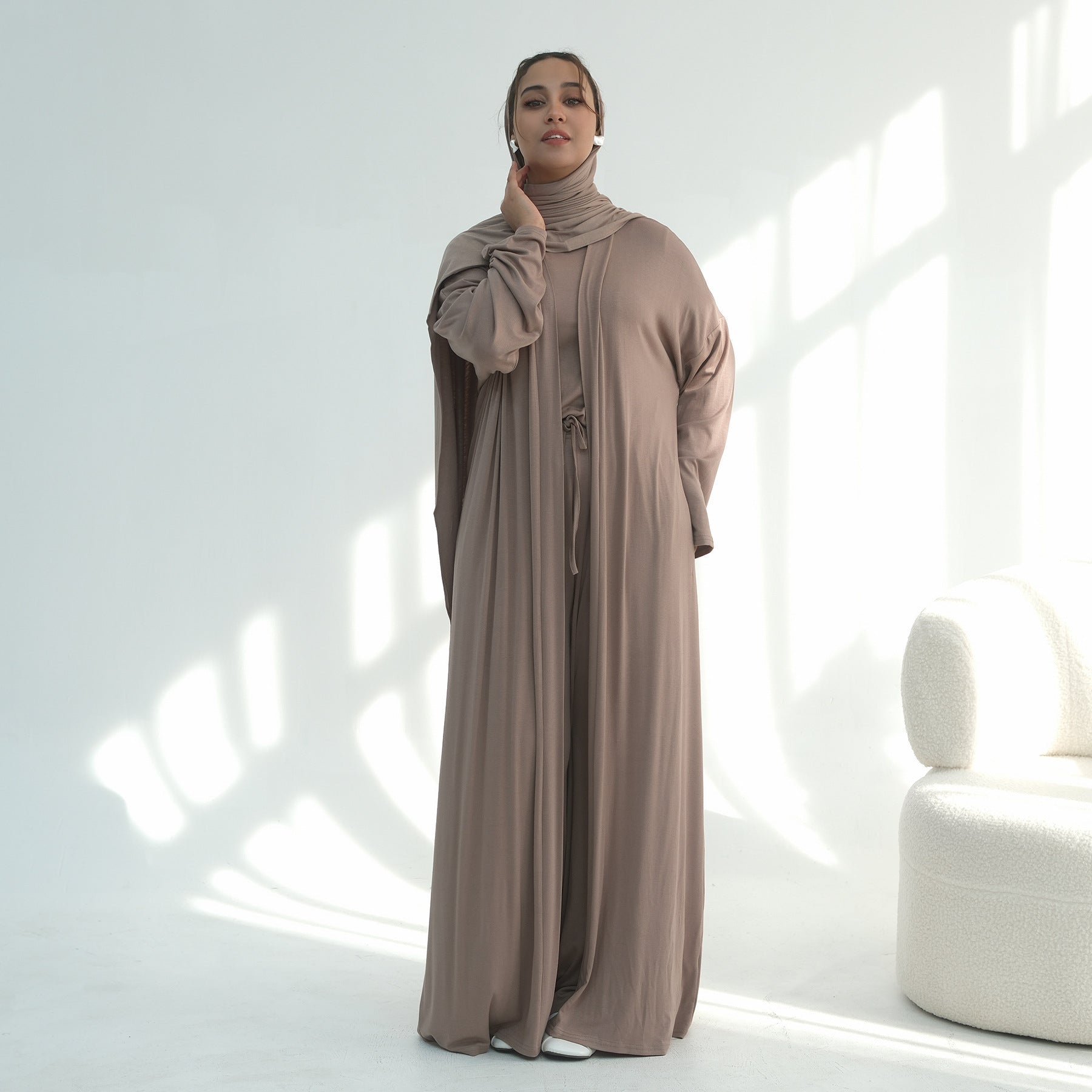 Lightweight Fluid Jersey Three-Piece Set(MS533) - Mariam's Collection