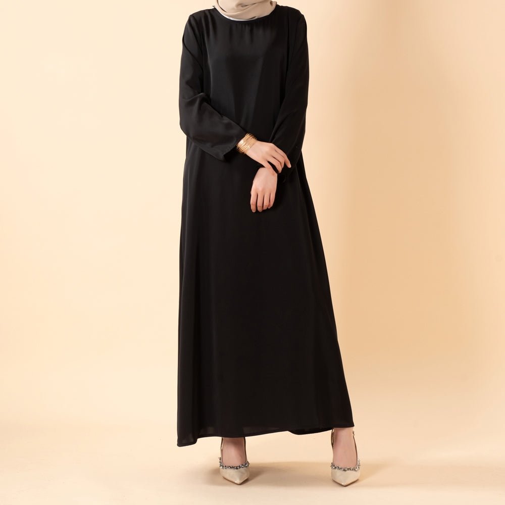MA061 New Satin Long Sleeve Inner Dress