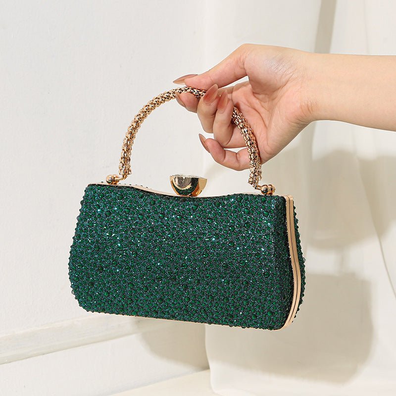 Luxurious Full Rhinestone Evening Clutch Bag - Elegant Sparkling Party Handbag & Shoulder Crossbody for Women（MAC489） - Mariam's Collection