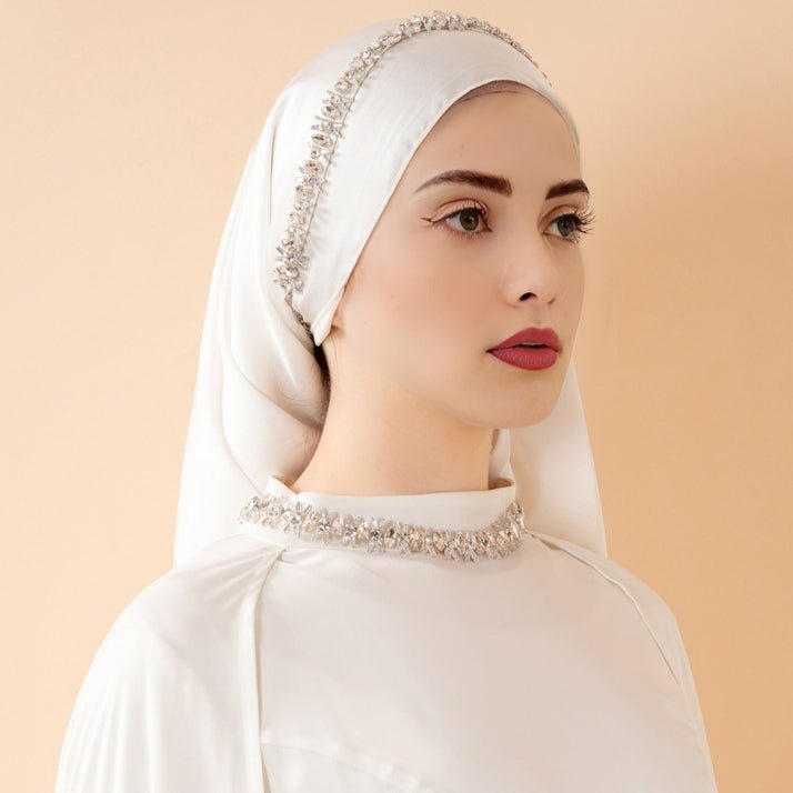 Luxury Satin Royal Cape Abaya(MA326) - Mariam's Collection