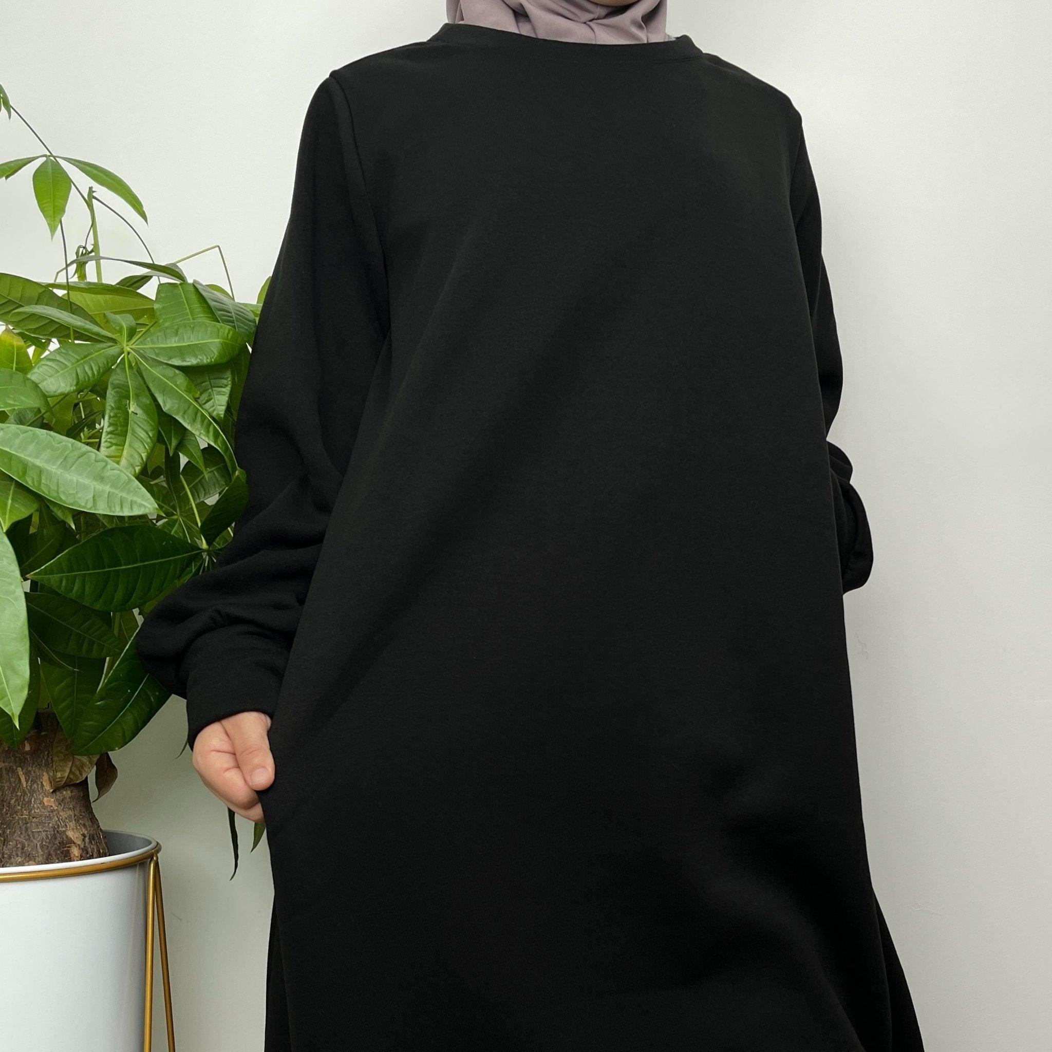 MA012 Thermal Oversize Sweatshirt With Pockets - Mariam's Collection