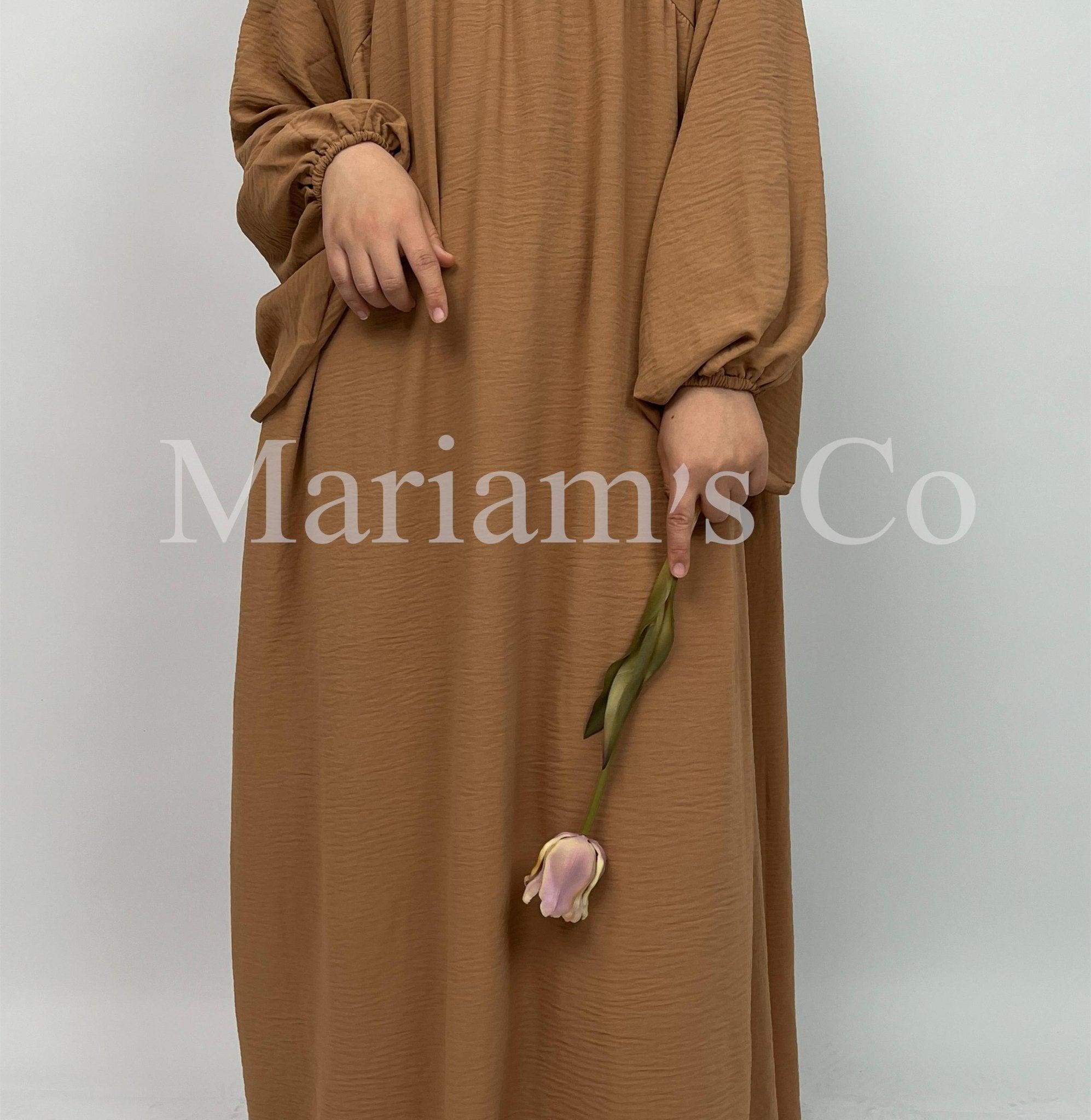 MA027 Reversible Crepe Abaya - Mariam's Collection