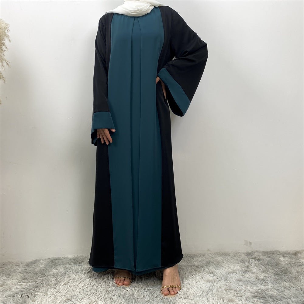 MA084 Stylish Patchwork Abaya - Mariam's Collection