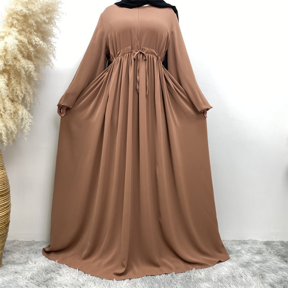 MA085 Versatile Stretchy Cuff Abaya - Mariam's Collection