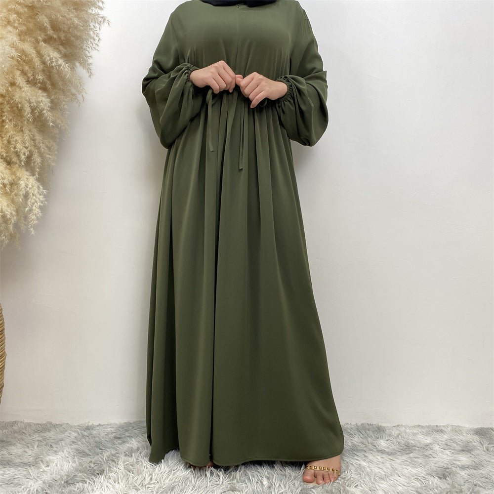 MA085 Versatile Stretchy Cuff Abaya - Mariam's Collection