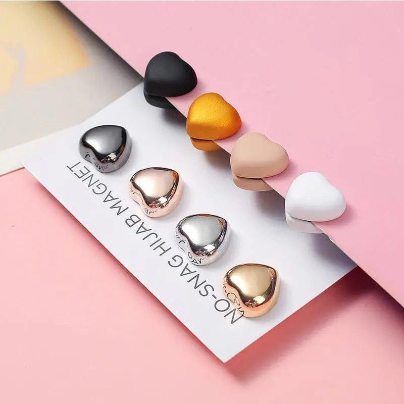 MAC002 Safe Macaron color Hijab Brooch, Strong Metal Brooches, 8 pcs brooches - Mariam's Collection