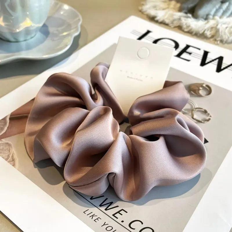 🎁 MAC011 hijab scrunchies，satin hair accessories (100% off) - Mariam's Collection