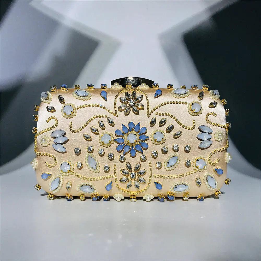 MAC012 Luxury Handbag,Diamond Cheongsam Bag - Mariam's Collection
