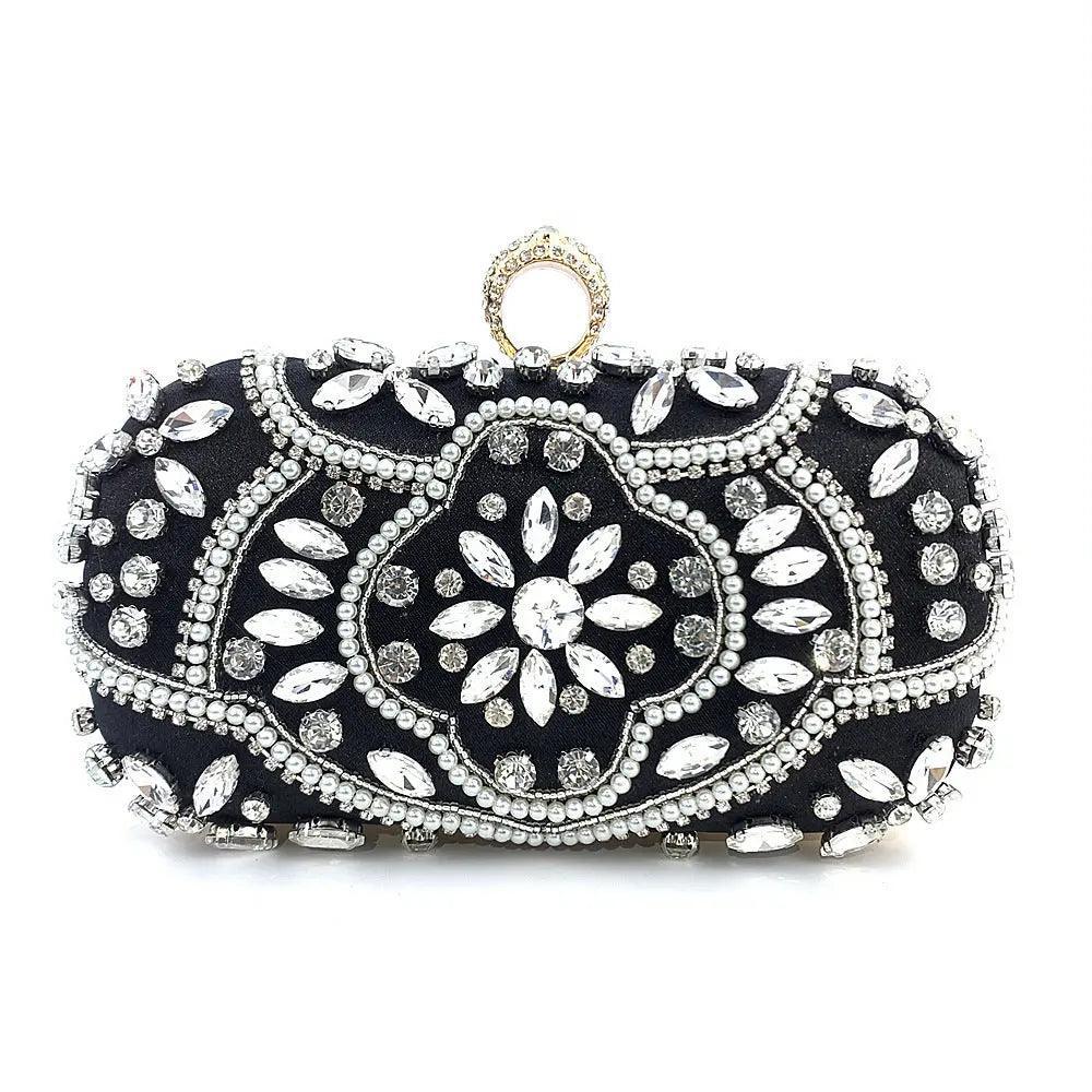 MAC013 Luxury Handbag,Diamond Cheongsam Bag - Mariam's Collection