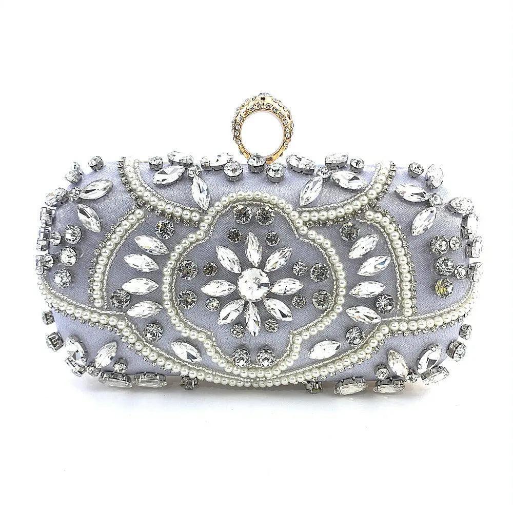 MAC013 Luxury Handbag,Diamond Cheongsam Bag - Mariam's Collection