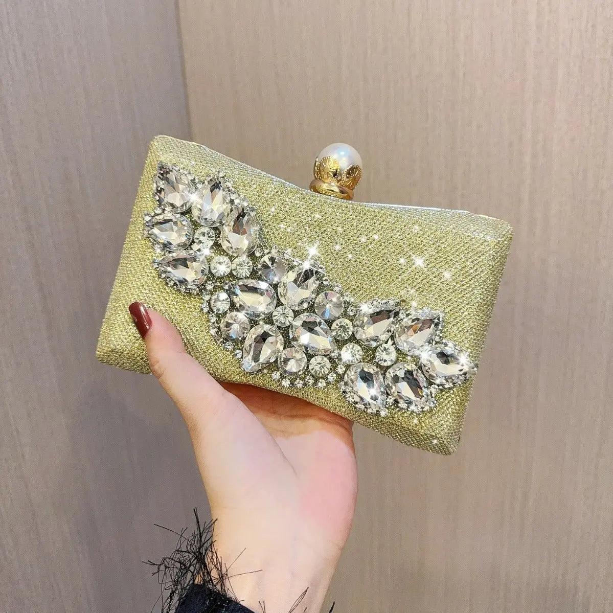 MAC059 Clutches Wedding Dinner Party Sparkling Handbags - Mariam's Collection