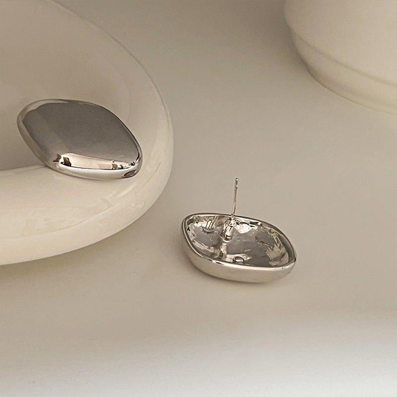 MAC096 925 sterling silver needle high - end French style earrings - Mariam's Collection