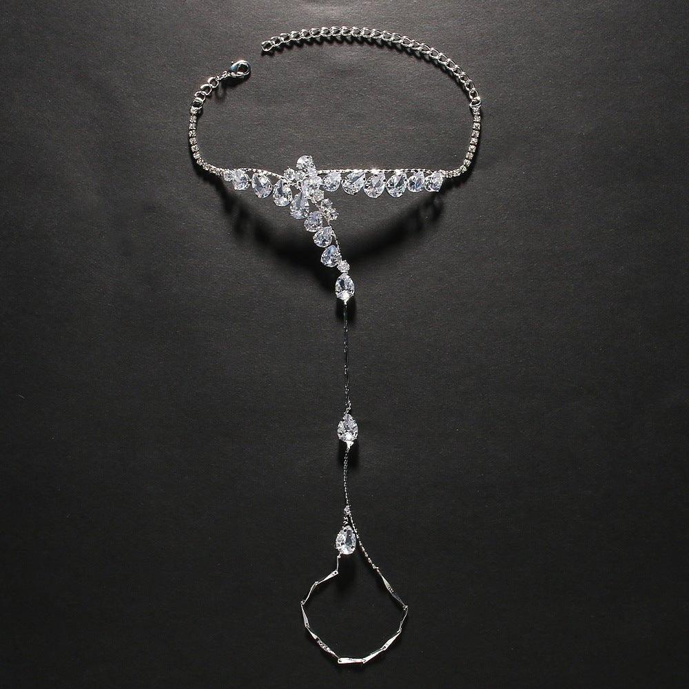MAC131 Water Drop Zircon High - end Bracelet - Mariam's Collection
