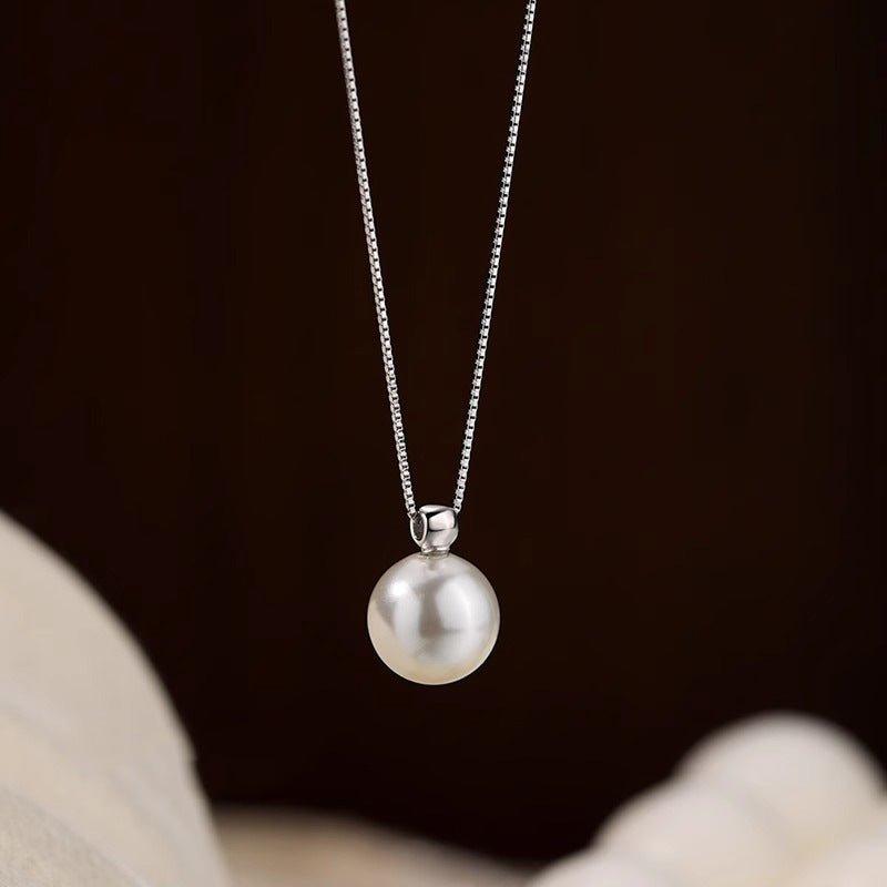 MAC135 Simple Style High - end Slender Pearl Necklace - Mariam's Collection