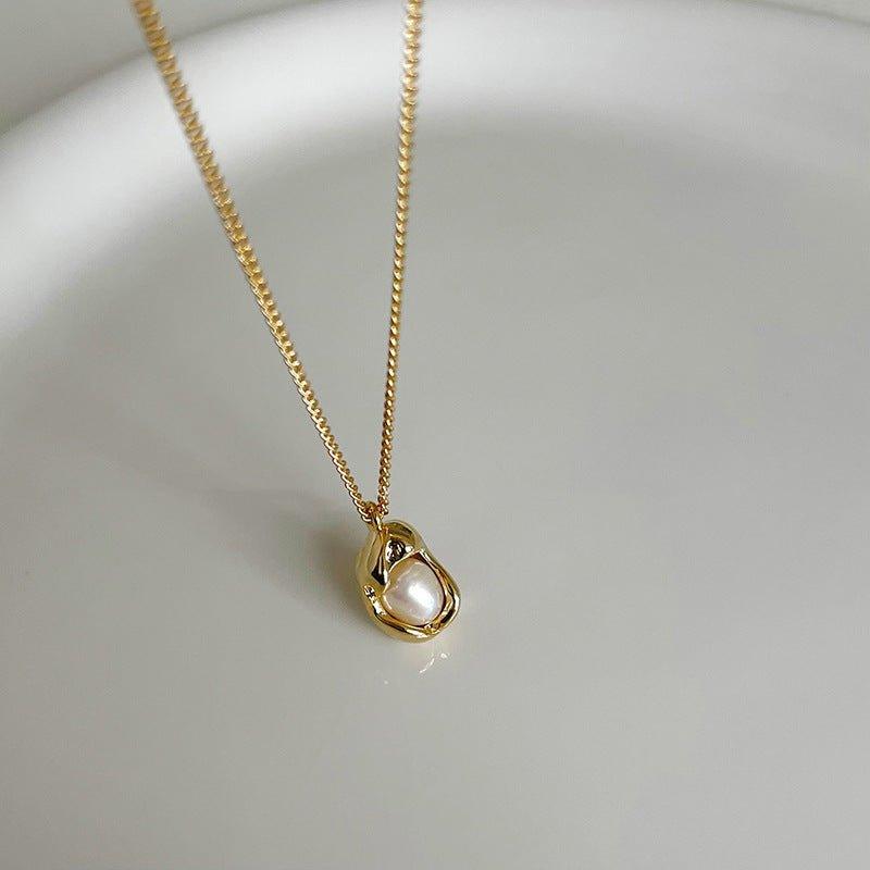 MAC136 High - end Pendant Pearl Necklace - Mariam's Collection