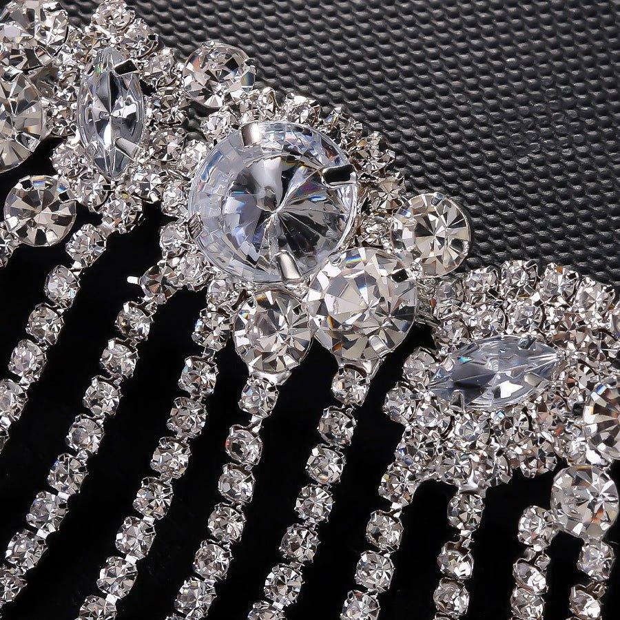 MAC152 Rhinestone Fringe Diamond Hair Accessories - Mariam's Collection