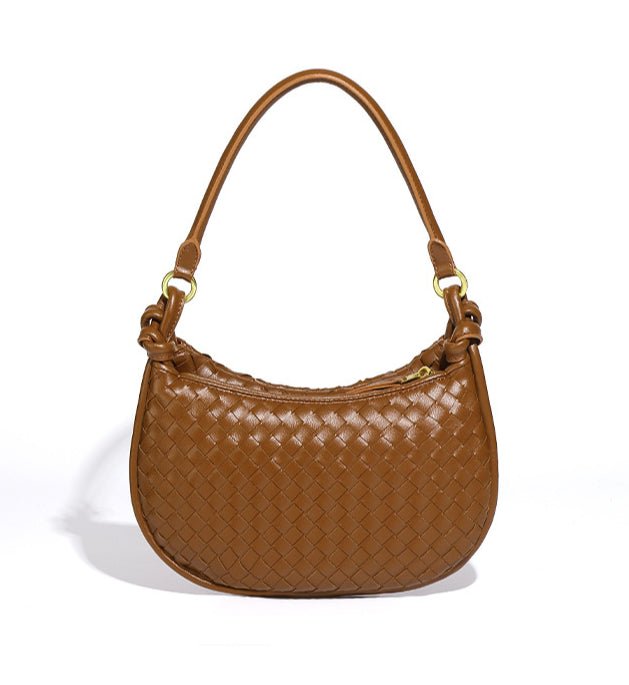 MAC177 Fashionable And Versatile Retro Woven High - end Shoulder Armpit Bag - Mariam's Collection