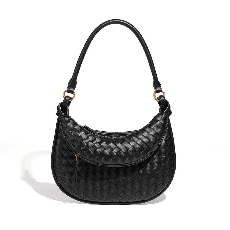 MAC177 Fashionable And Versatile Retro Woven High - end Shoulder Armpit Bag - Mariam's Collection