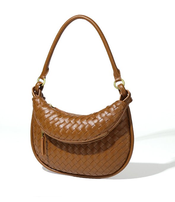 MAC177 Fashionable And Versatile Retro Woven High - end Shoulder Armpit Bag - Mariam's Collection